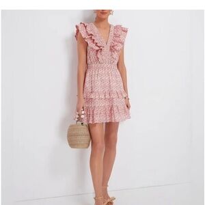 Hyacinth House April Floral Mini Dress